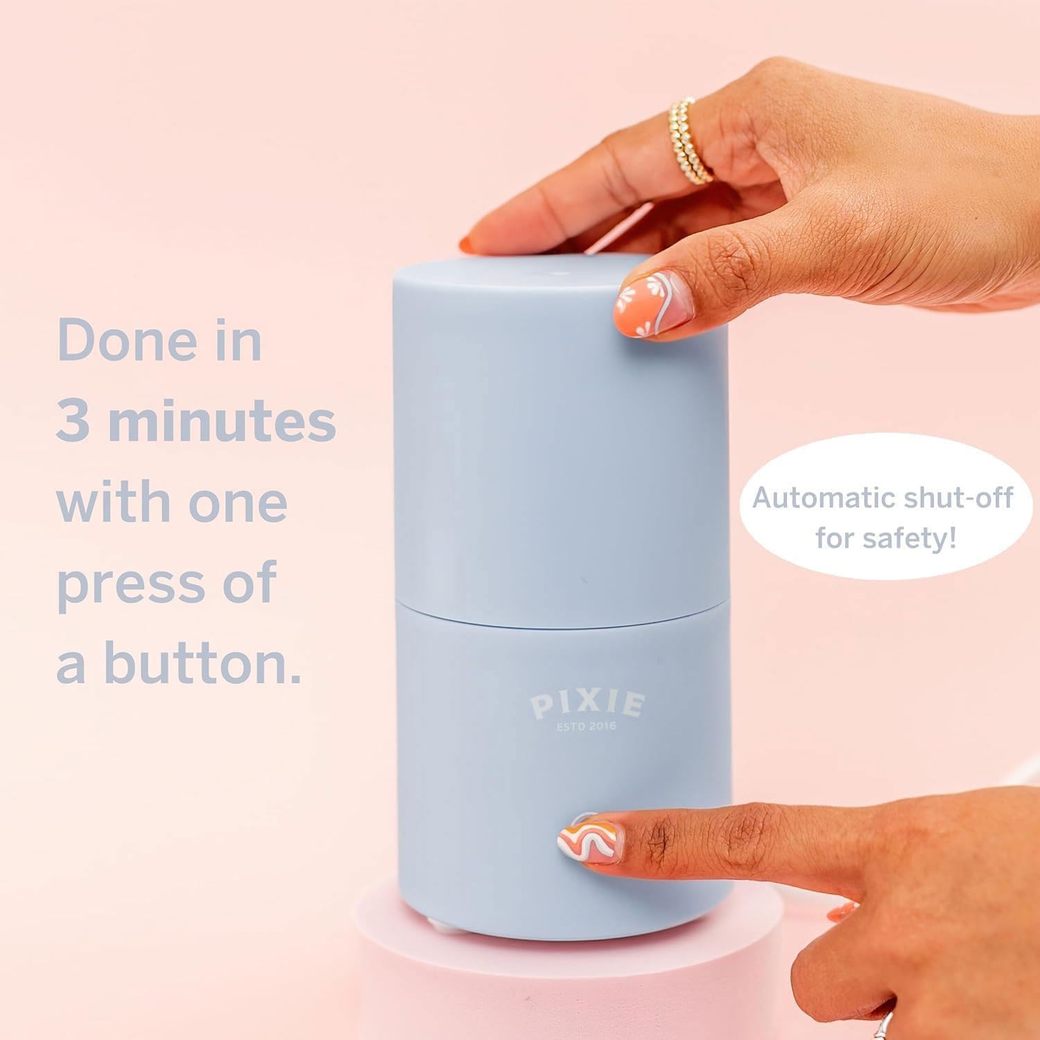 Design cylindrique compact de Pixie Cup pour petits espaces.