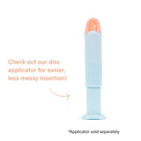 Pixie Cup Disc avec applicateur, insertion plus fluide et confiante.