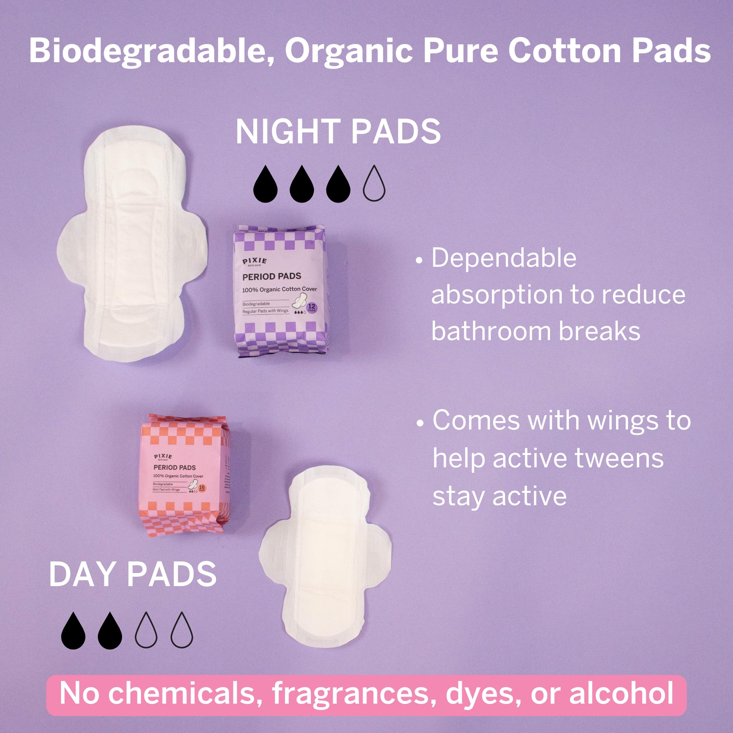 Pixie Cup sac-crossbody-discret: sac pratique et discret pour emporter les protections partout.