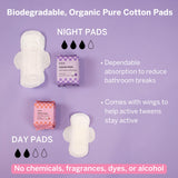 Pixie Cup sac-crossbody-discret: sac pratique et discret pour emporter les protections partout.
