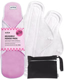 Pixie Cup serviettes coton biologique ouvertes, douceur naturelle.