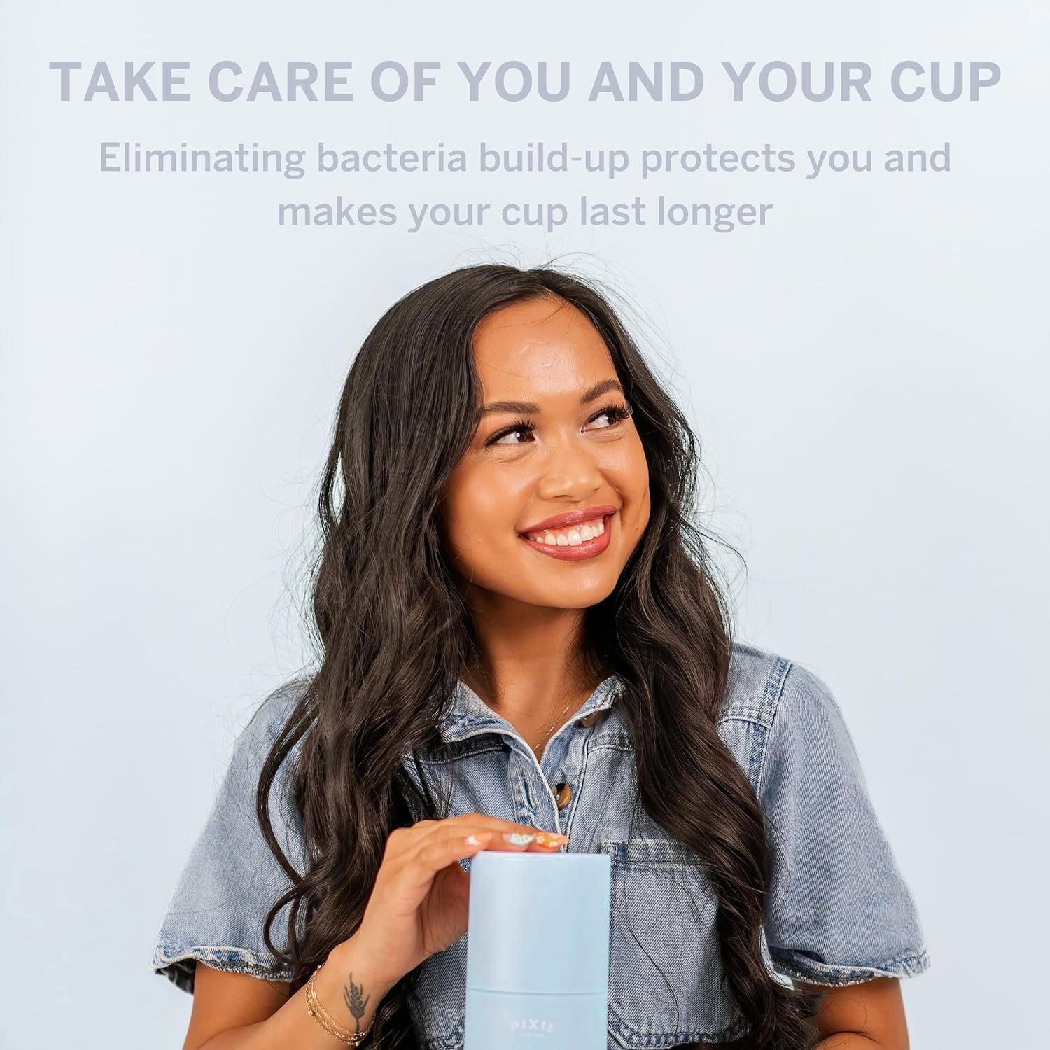 Stérilisation en 3 minutes avec Pixie Cup, gain de temps.