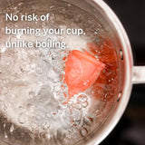 Utilisation sans cuisson dans votre cuisine grâce à Pixie Cup.