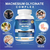PJRYC Magnésium Complex, huit formes de magnésium pour absorption optimale