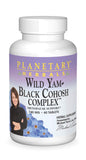 Planetary Herbals Wild Yam-Black Cohosh Tablettes, bouteille solide pour le soutien hormonal féminin