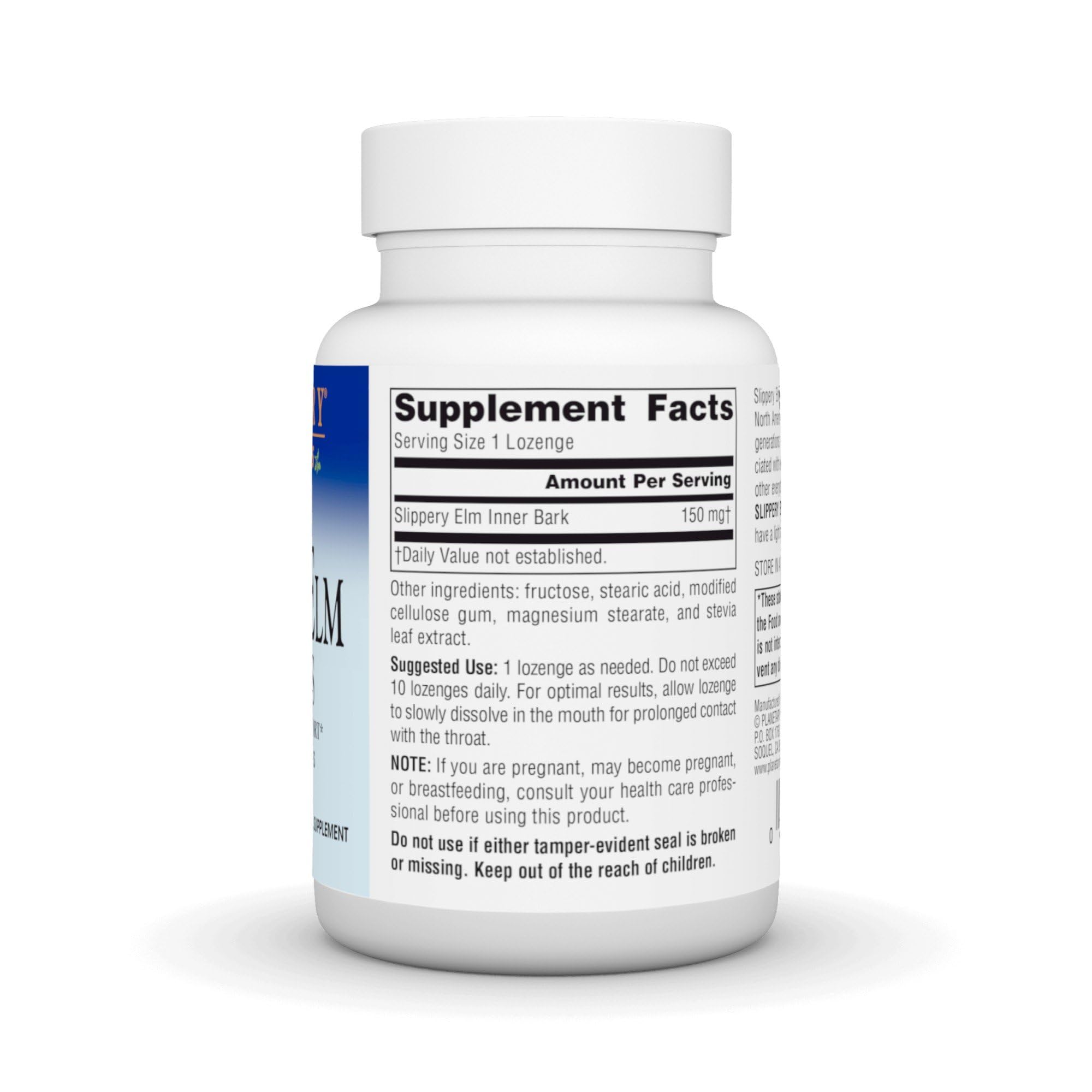 Planetary Herbals Slippery Elm Lozenges sensation gorge après dissolution.