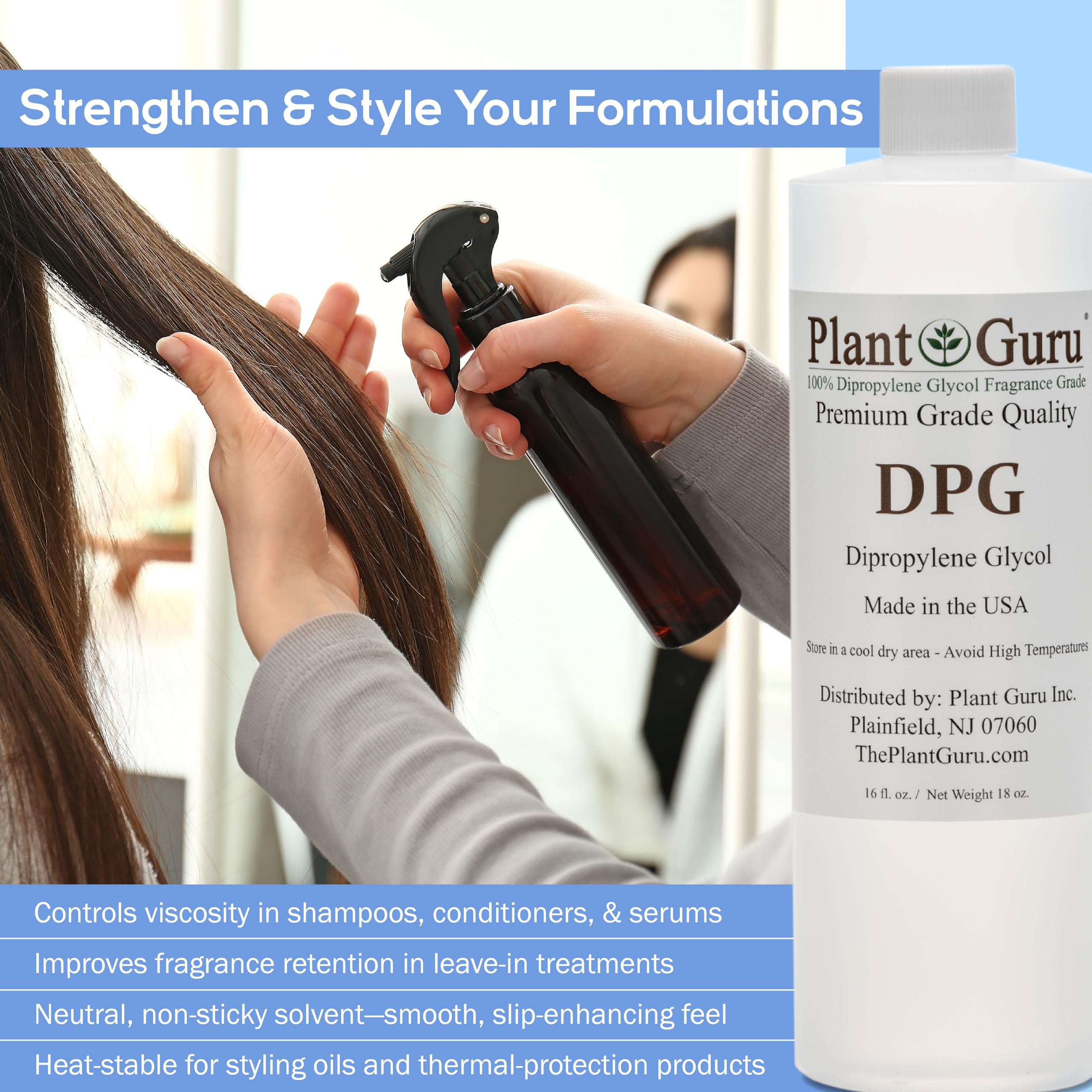 Pureté et sécurité avec Plant Guru DPG pour vos mélanges parfumés.