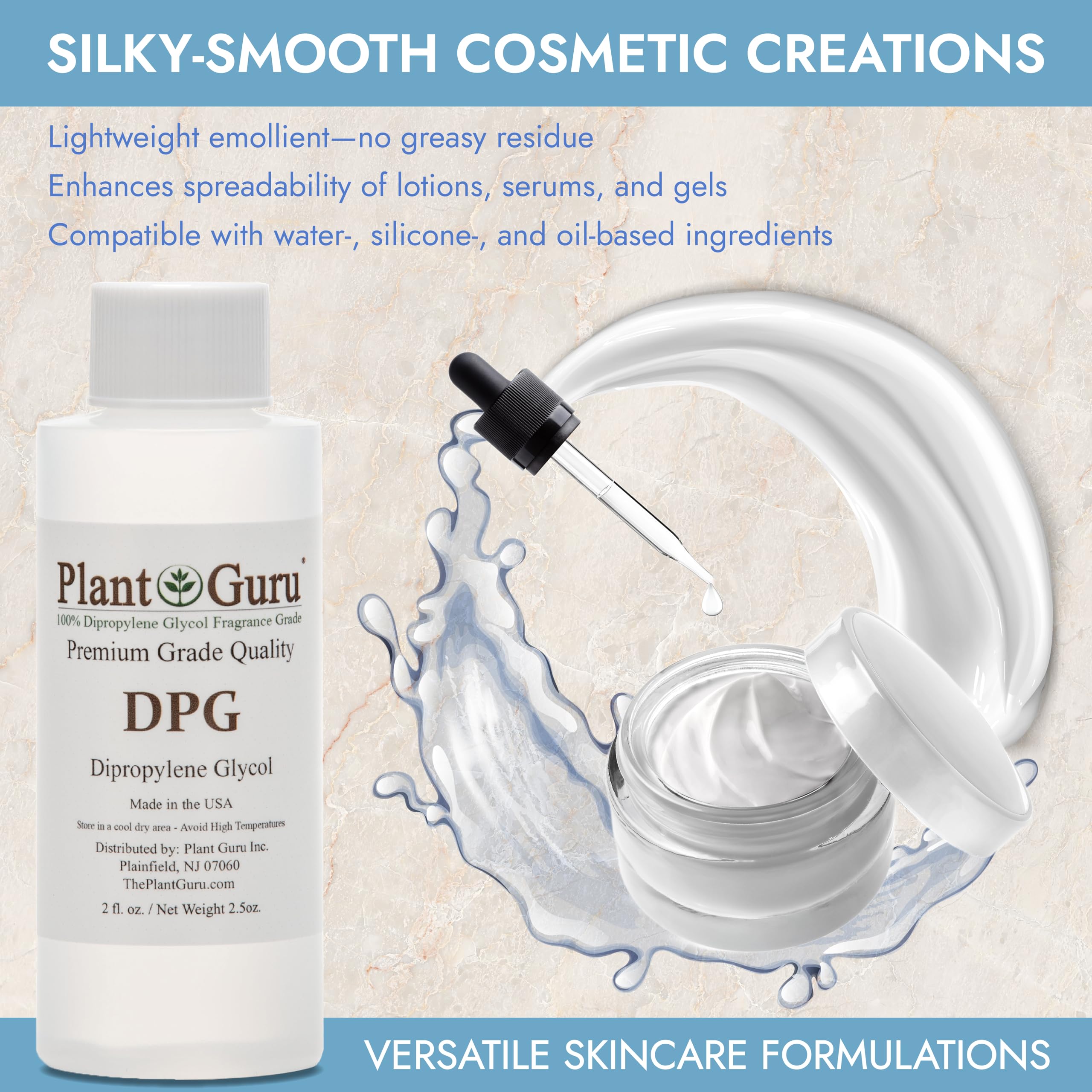 DPG fabriqué aux États‑Unis par Plant Guru, standard de qualité.