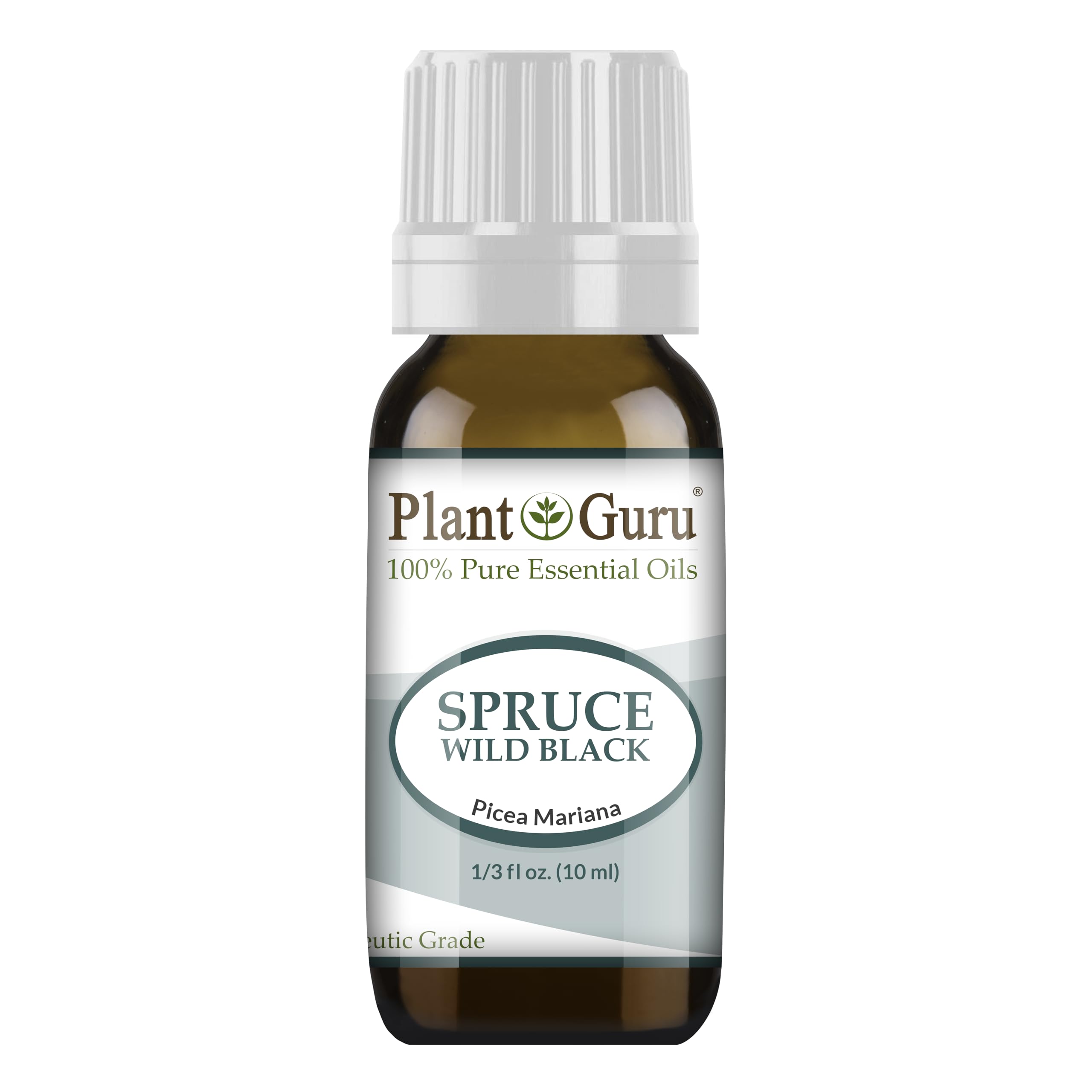 Plant Guru huile essentielle Épinette noire sauvage 10 ml, diffusion rafraîchissante pour une ambiance boisée