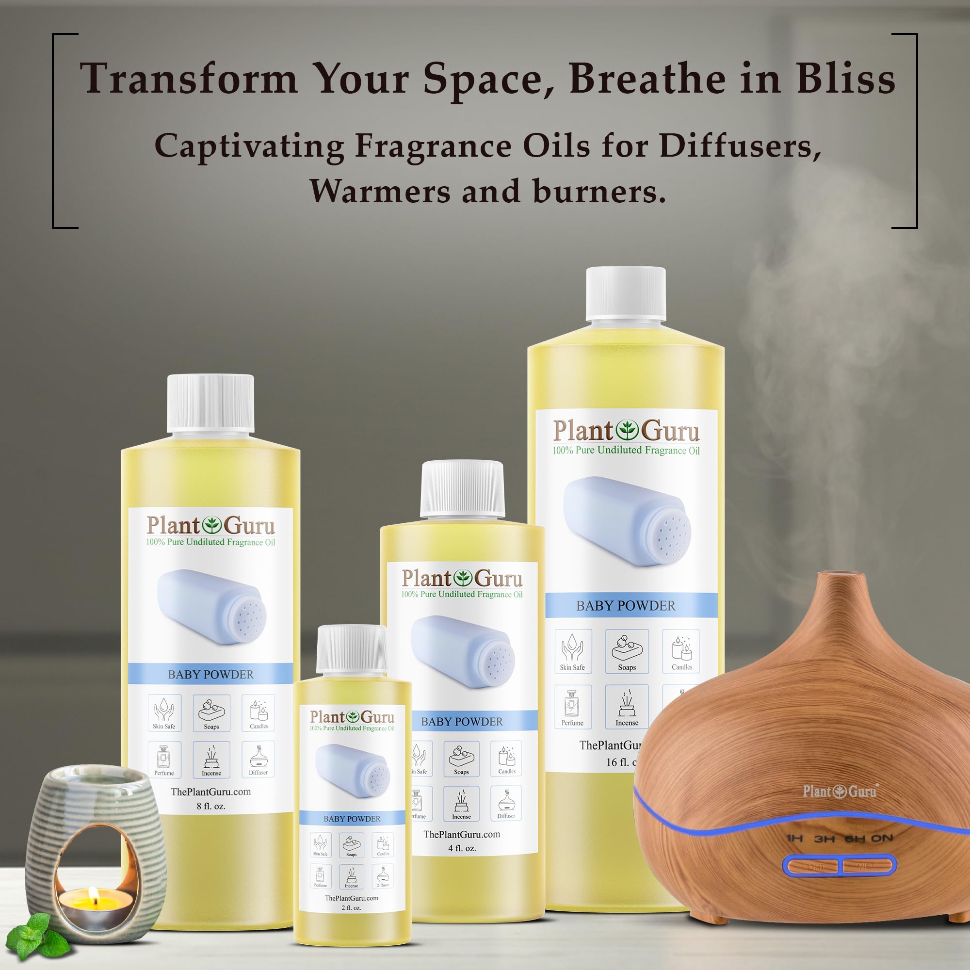 Bombe de bain Plant Guru poudre bébé offre sensorialité délicate.