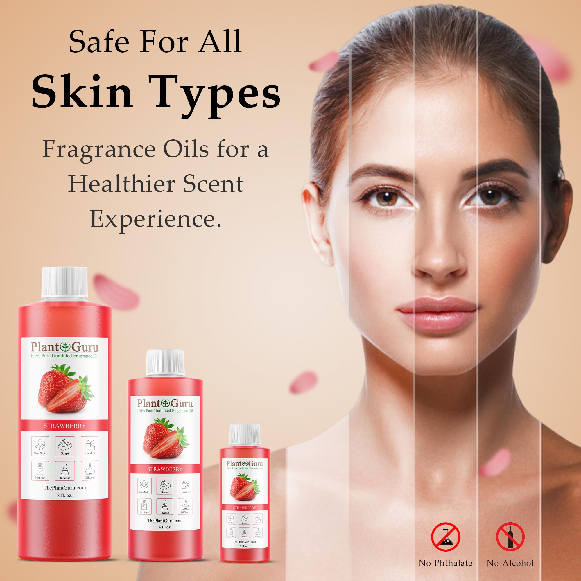 Savons artisanaux sublimés par Plant Guru Strawberry Fragrance Oil.