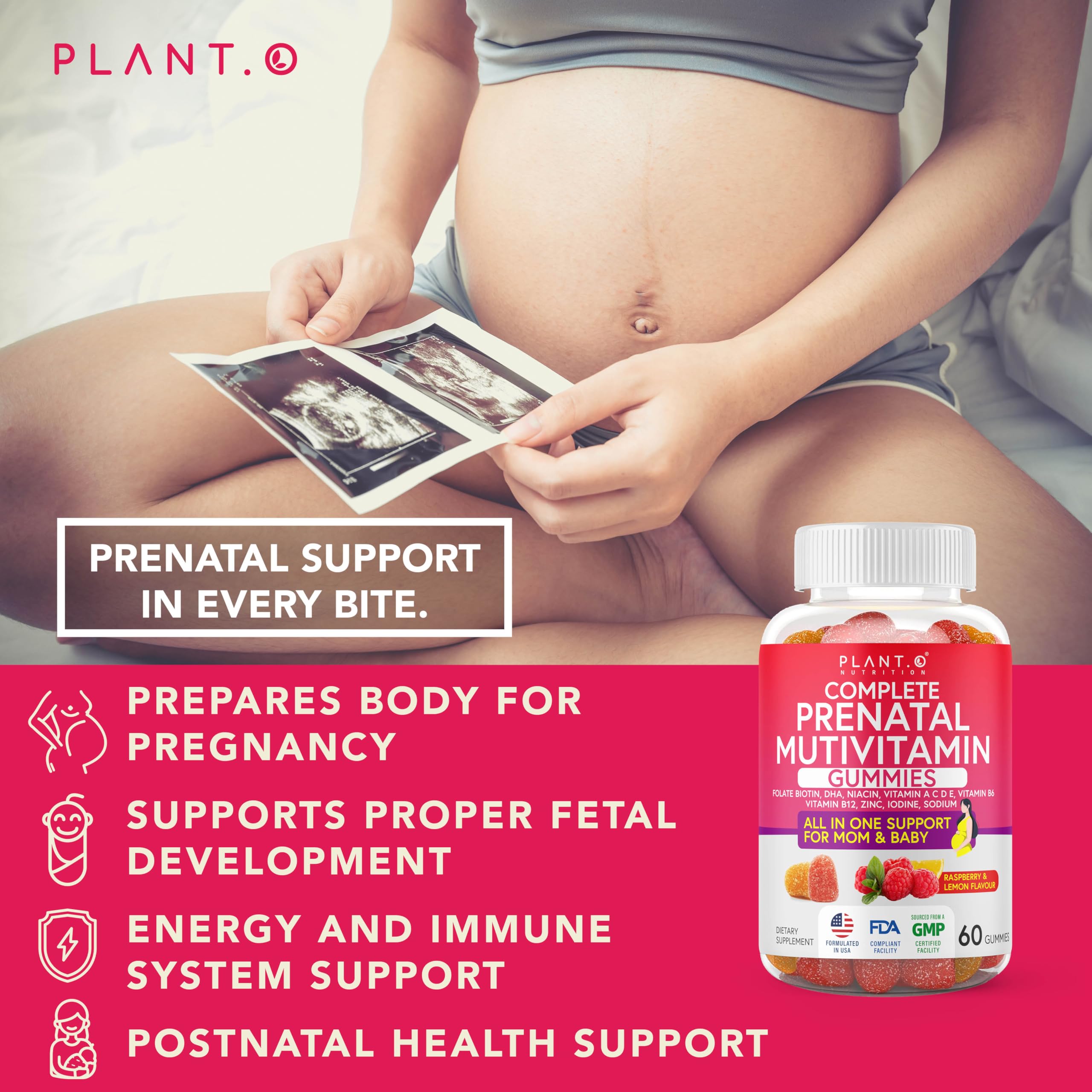 DHA oméga-3 présent dans les Gummies PLANT.O NUTRITION.