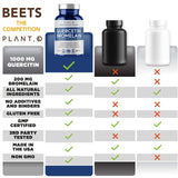 PLANT.O NUTRITION Flacon Quercetine Bromélaïne: 60 gélules végétales.
