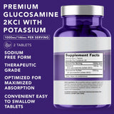 PLANT.O NUTRITION – Gélules glucosamine sulfate potassium, assimilation optimisée pour les articulations.