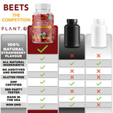 Gommes Plant.O Nutrition bio fraise fabriquées aux États-Unis – contrôle qualité.