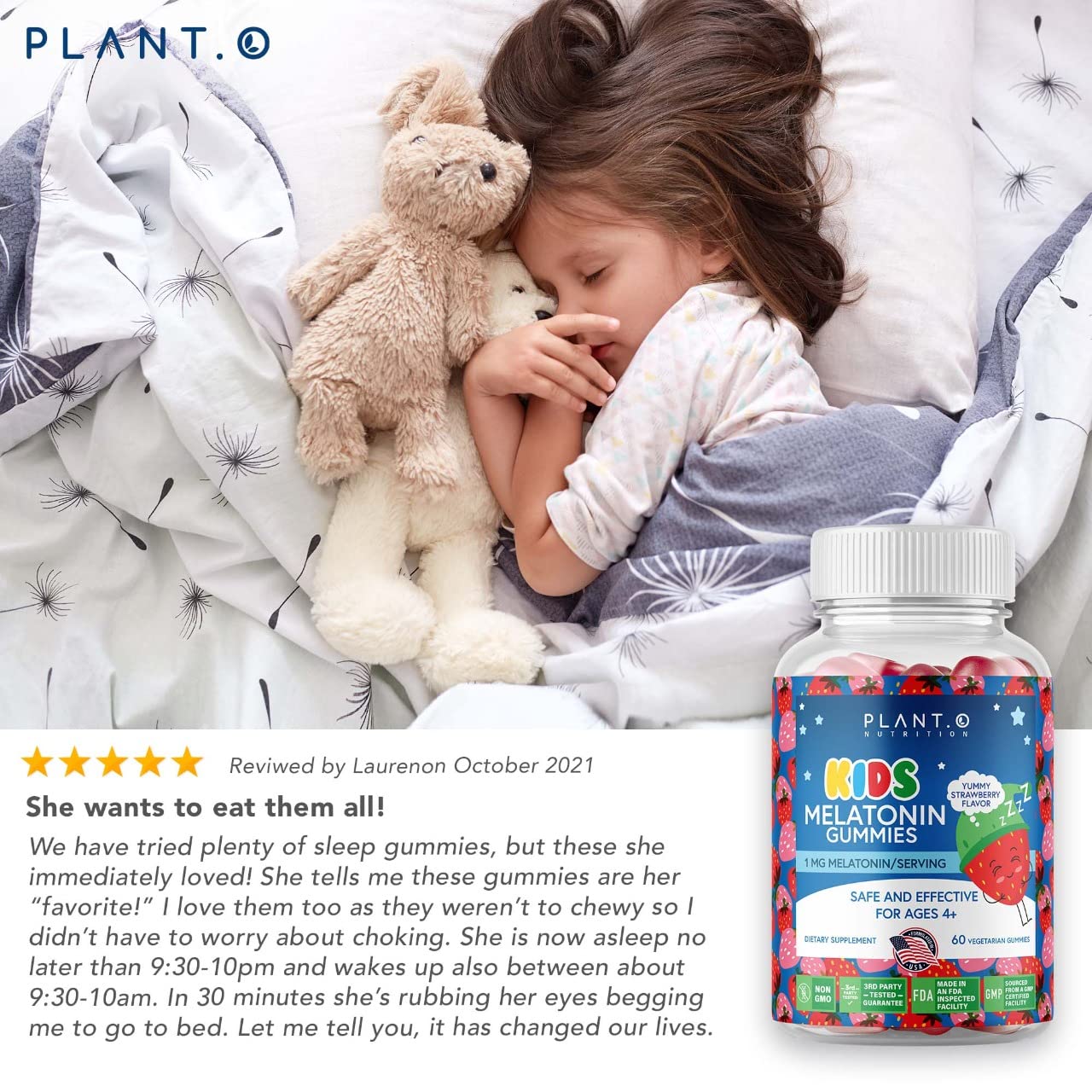 PLANT.O NUTRITION gommes – ingrédients premium sans gélatine