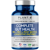 PLANT.O NUTRITION Gut Complex – bouteille affichée, soutien digestif potentiel au quotidien.