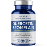 PLANT.O NUTRITION Quercetine Bromélaïne : capsules nutritives, soutien potentiel du système immunitaire.