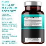 Shilajit PLANT.O NUTRITION 85-mineraux-trace, favorise le bien-être général.