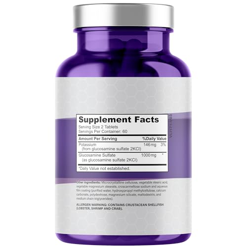 PLANT.O NUTRITION – Tablettes glucosamine sulfate potassium, mobilité et flexibilité au quotidien.