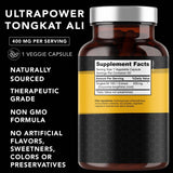 PLANT.O NUTRITION Tongkat Ali Ultrapower – étiquette et emballage, indication qualité
