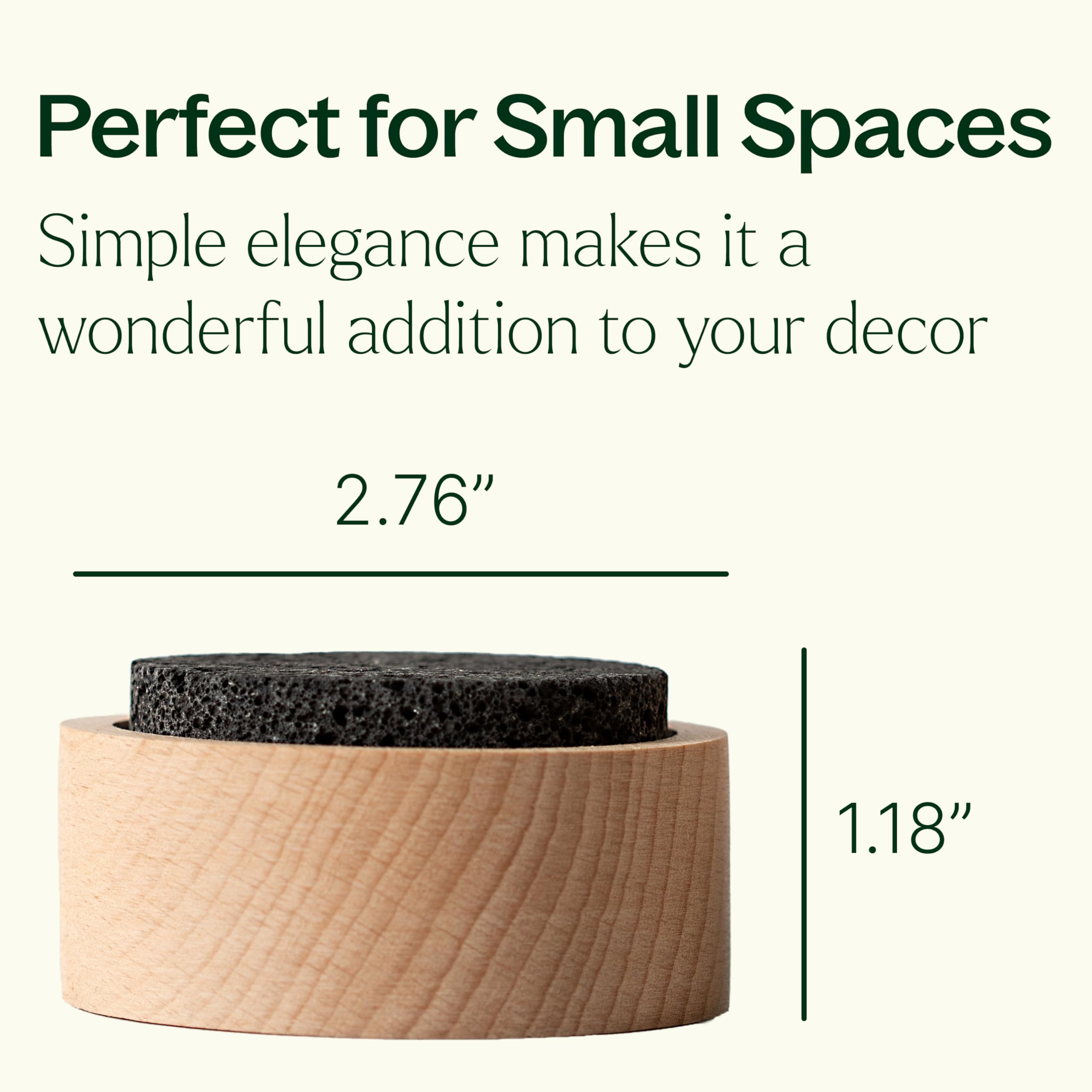 Plant Therapy base bois naturel, support élégant pour huiles essentielles.