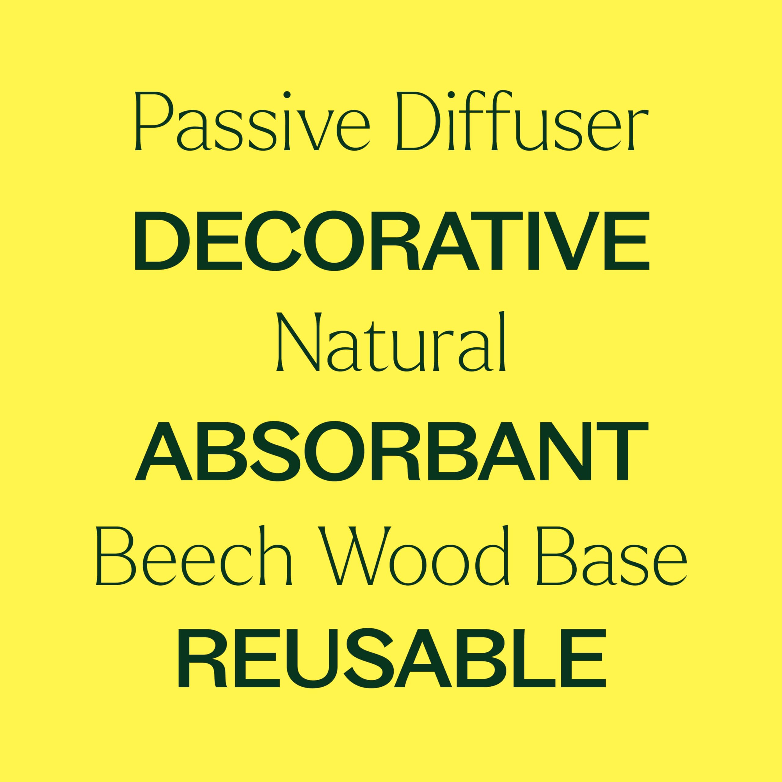 Diffuseur céramique et bois Plant Therapy, style durable pour salon.