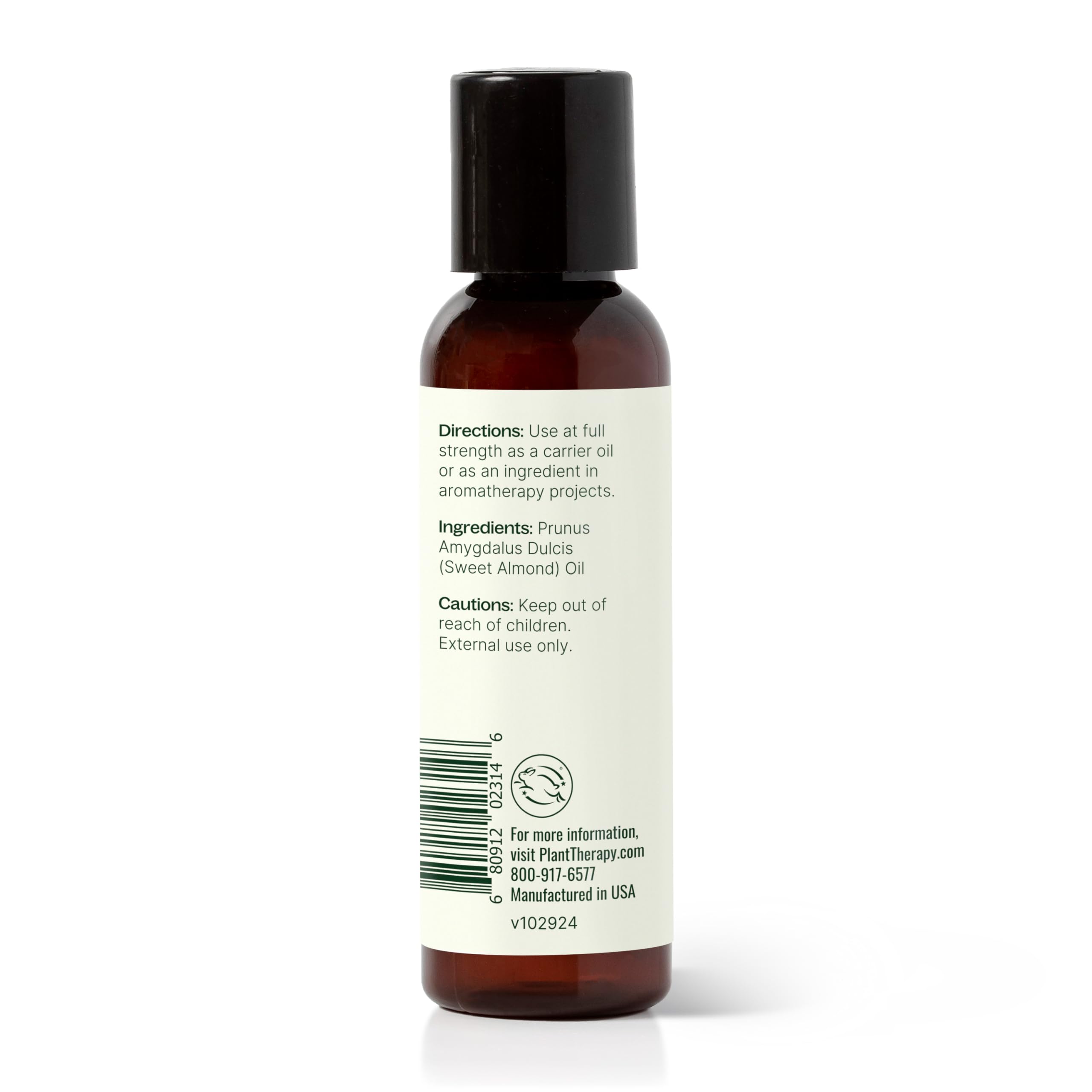 Plant Therapy huile d'amande douce: hydratation quotidienne sans parfum ajouté