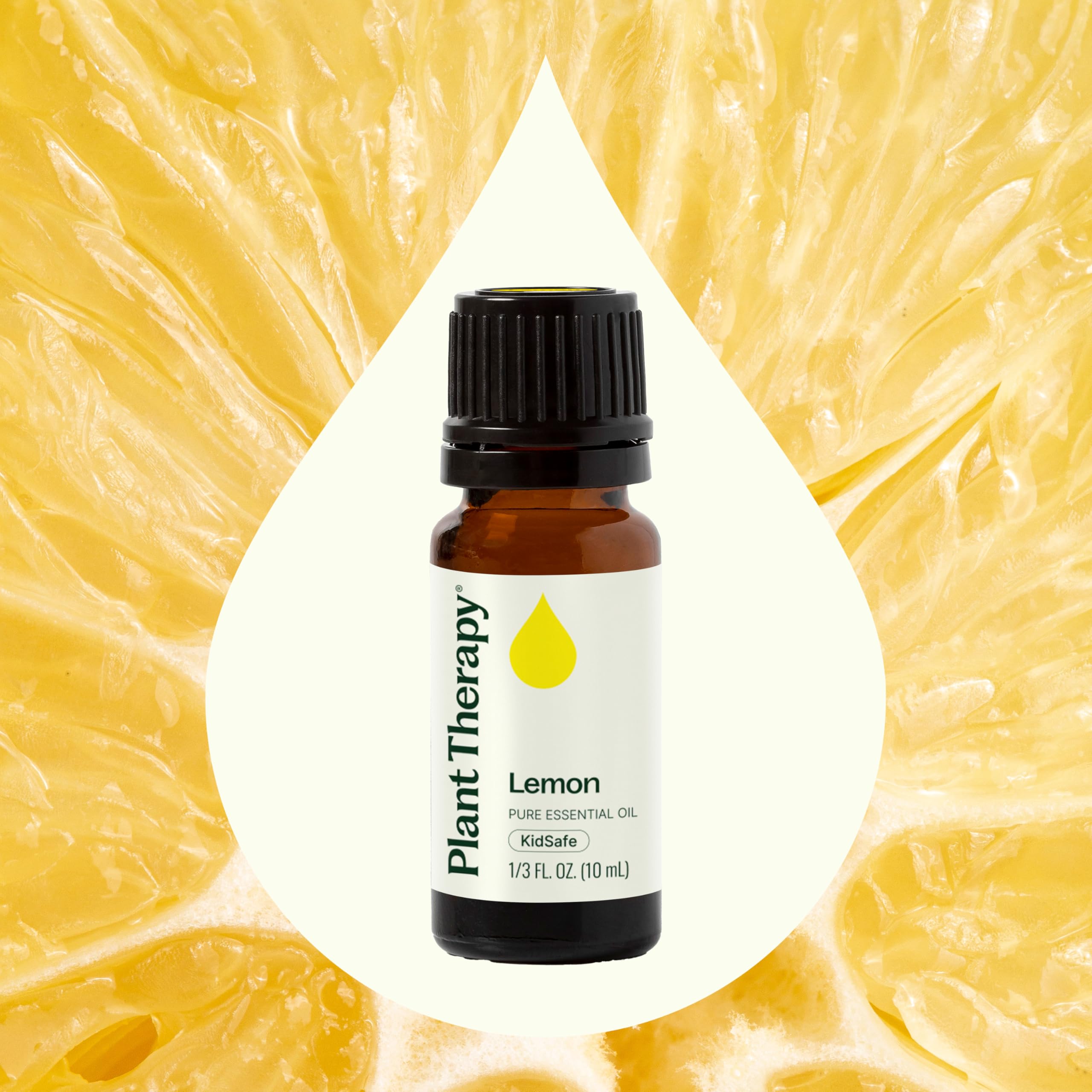 Huile citron Plant Therapy idéale pour nettoyants maison doux et frais