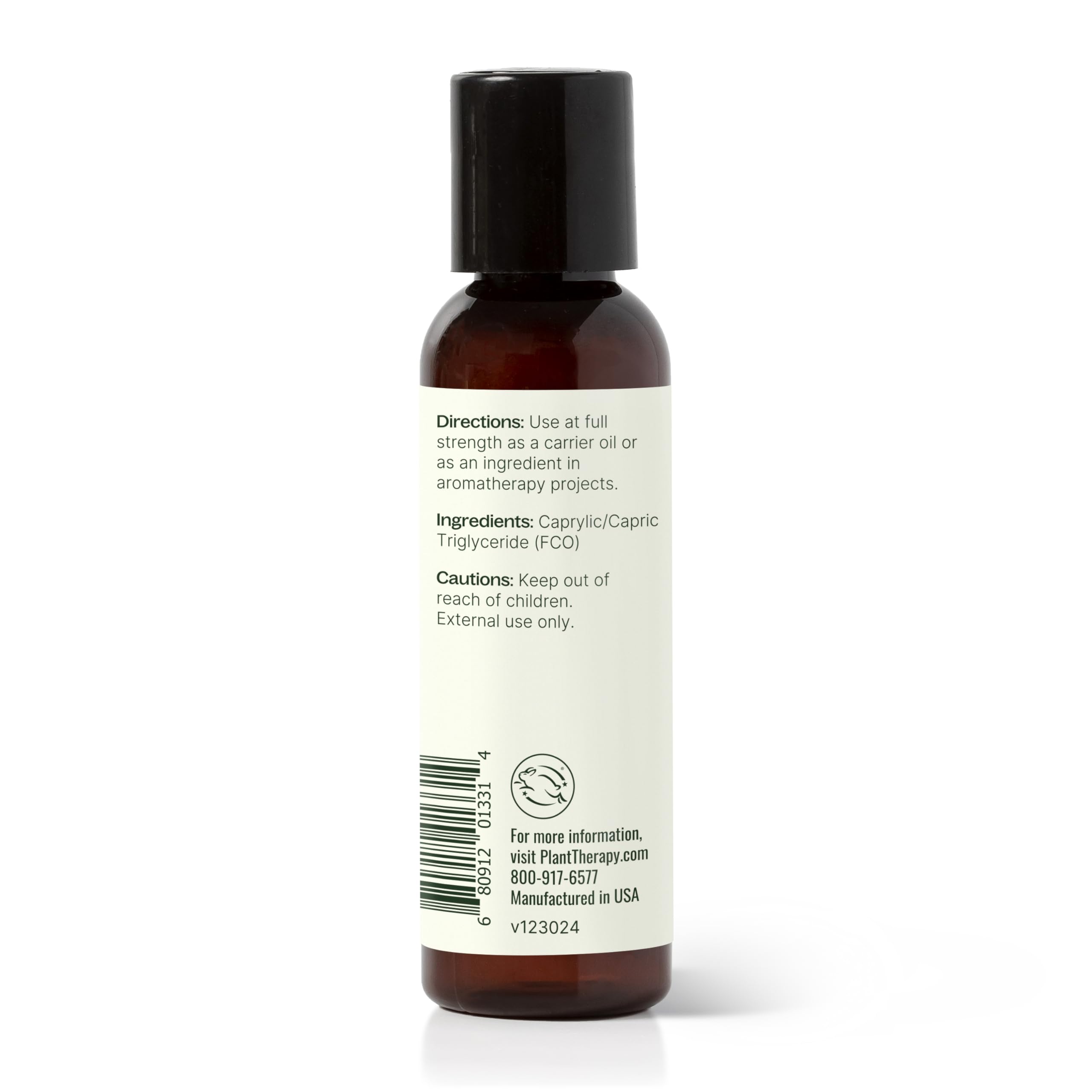 Plant Therapy huile coco fractionnée pour routine quotidienne naturelle.