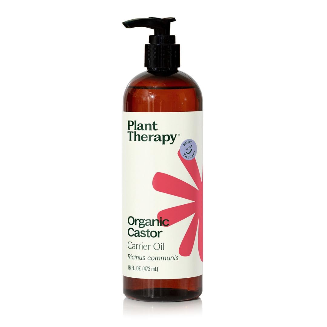 Plant Therapy huile de castor – bouteille biologique pressée à froid.