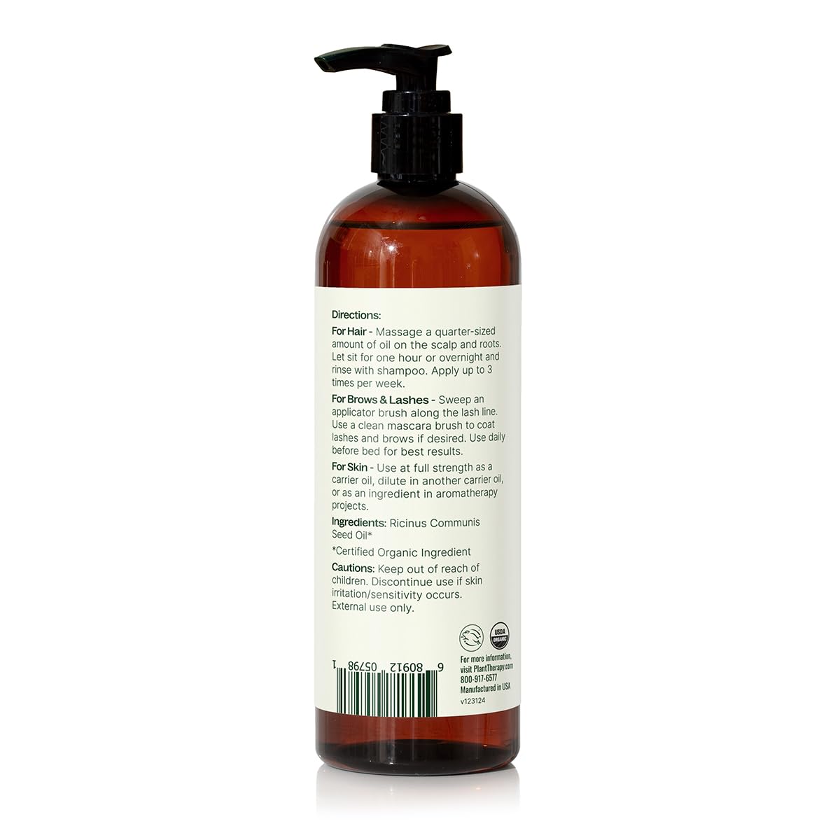 Plant Therapy huile de castor – utilisation quotidienne polyvalente.