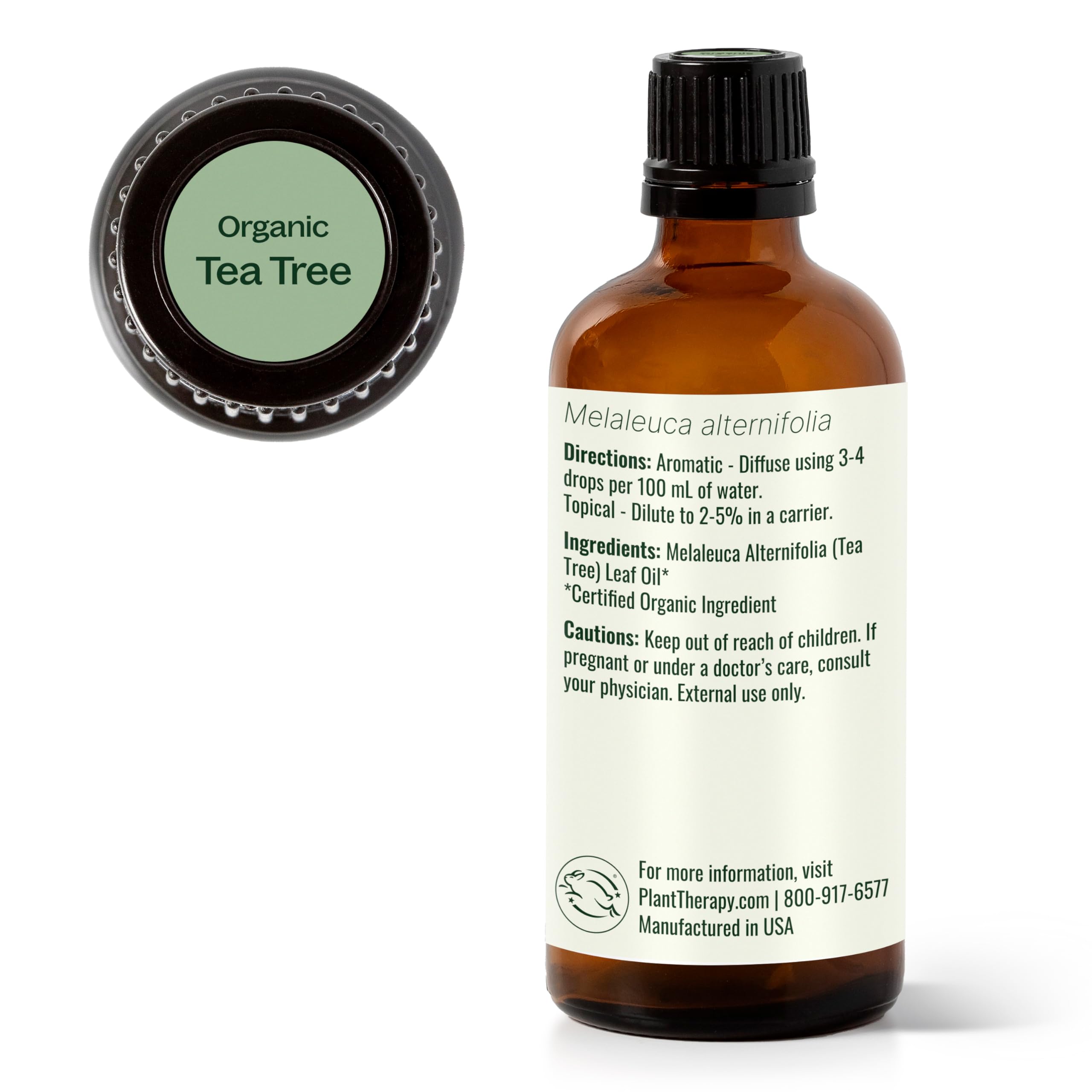 Étiquette bio et traçabilité Plant Therapy.