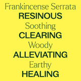 Plant Therapy Encens Serrata – fiche et label de certification.