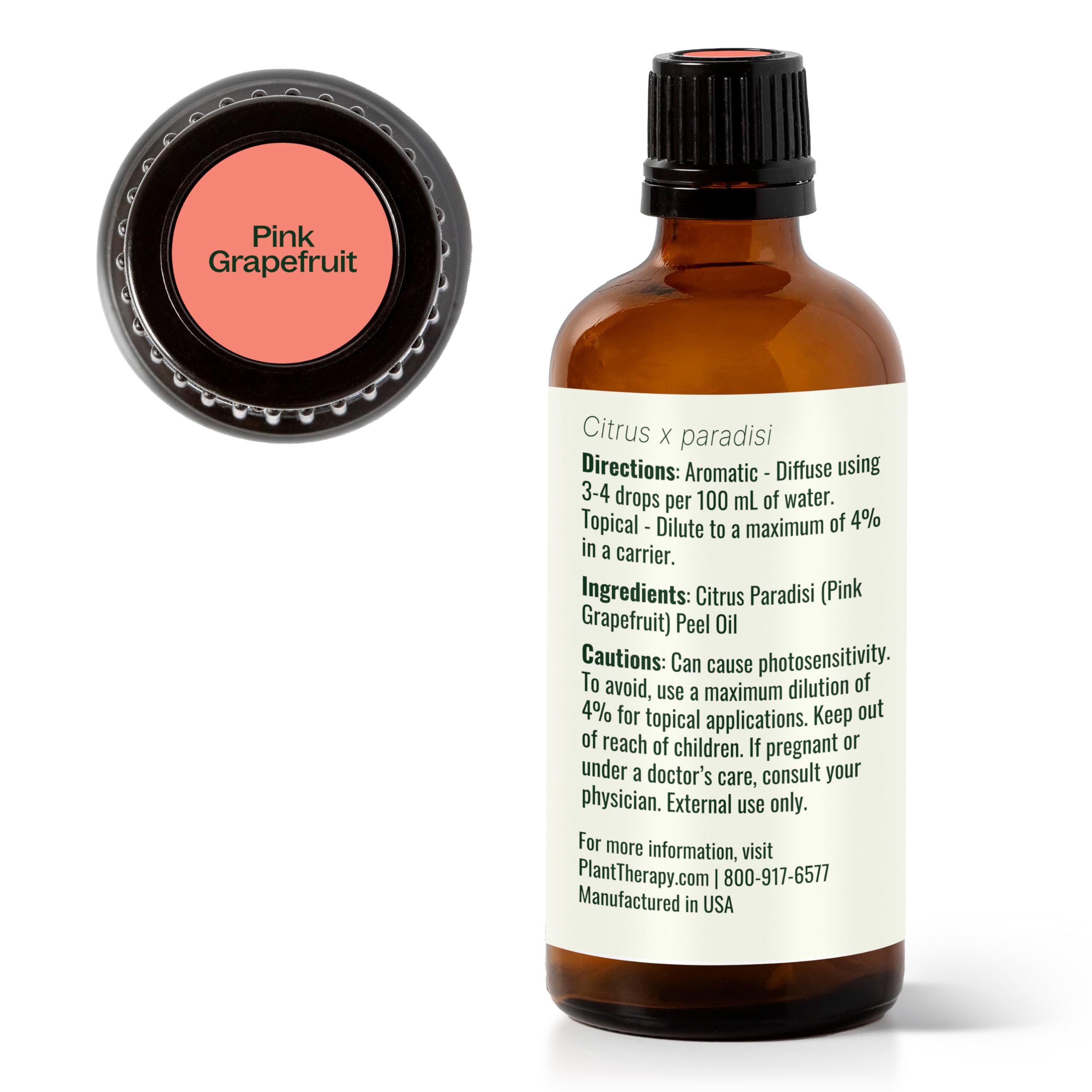 Plant Therapy huile pamplemousse rose, diffusion facile dans votre routine quotidienne