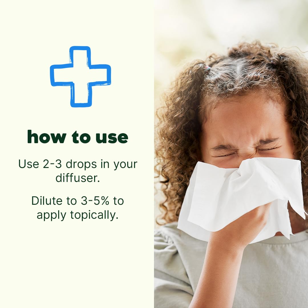 Diffusion en chambre avec Sneezy Stop de Plant Therapy pour respiration plus claire