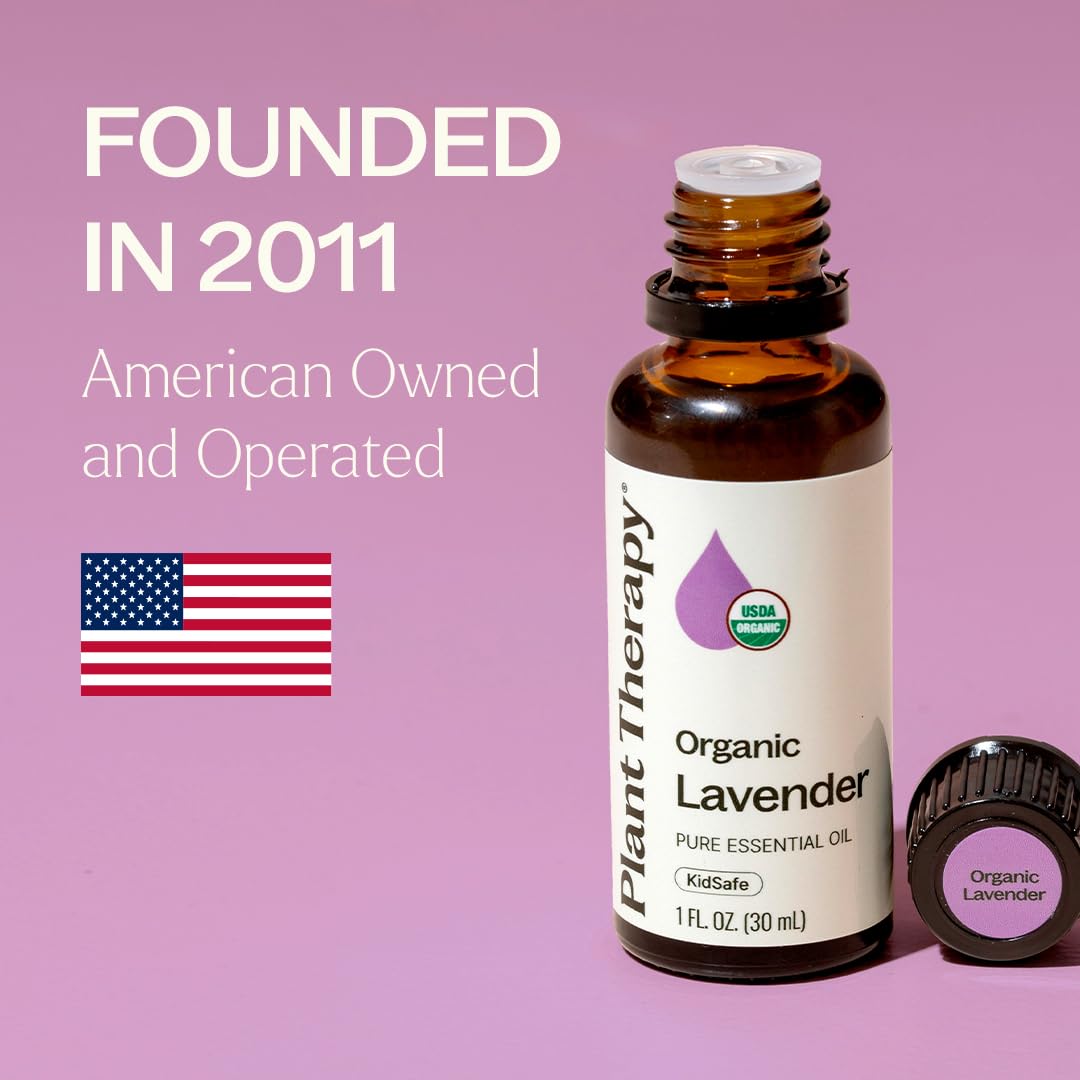 Lavande Plant Therapy: application cheveux apaise cuir chevelu et démangeaisons.