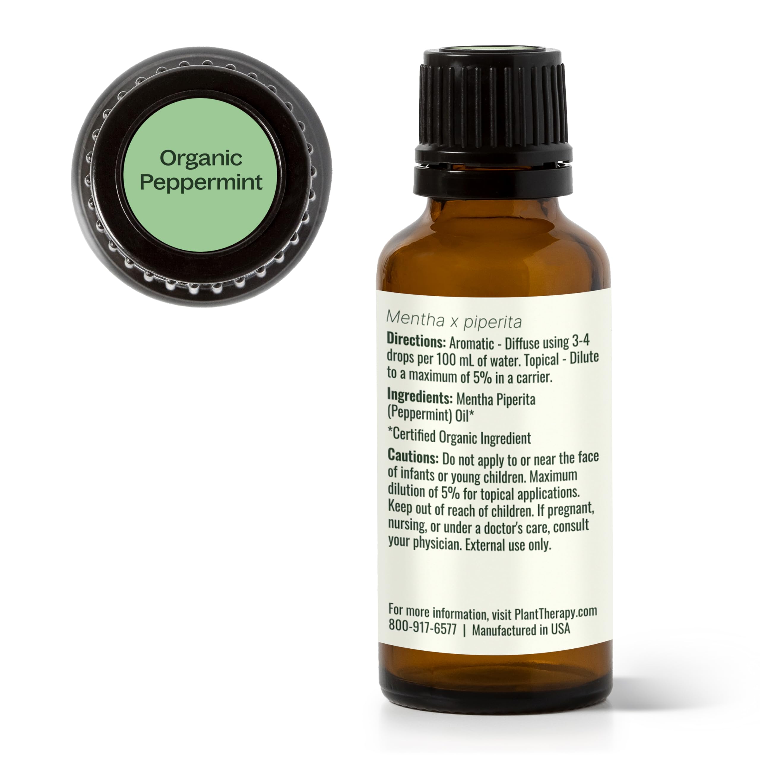 Test GC-MS sur Plant Therapy menthe poivree démontrant la pureté
