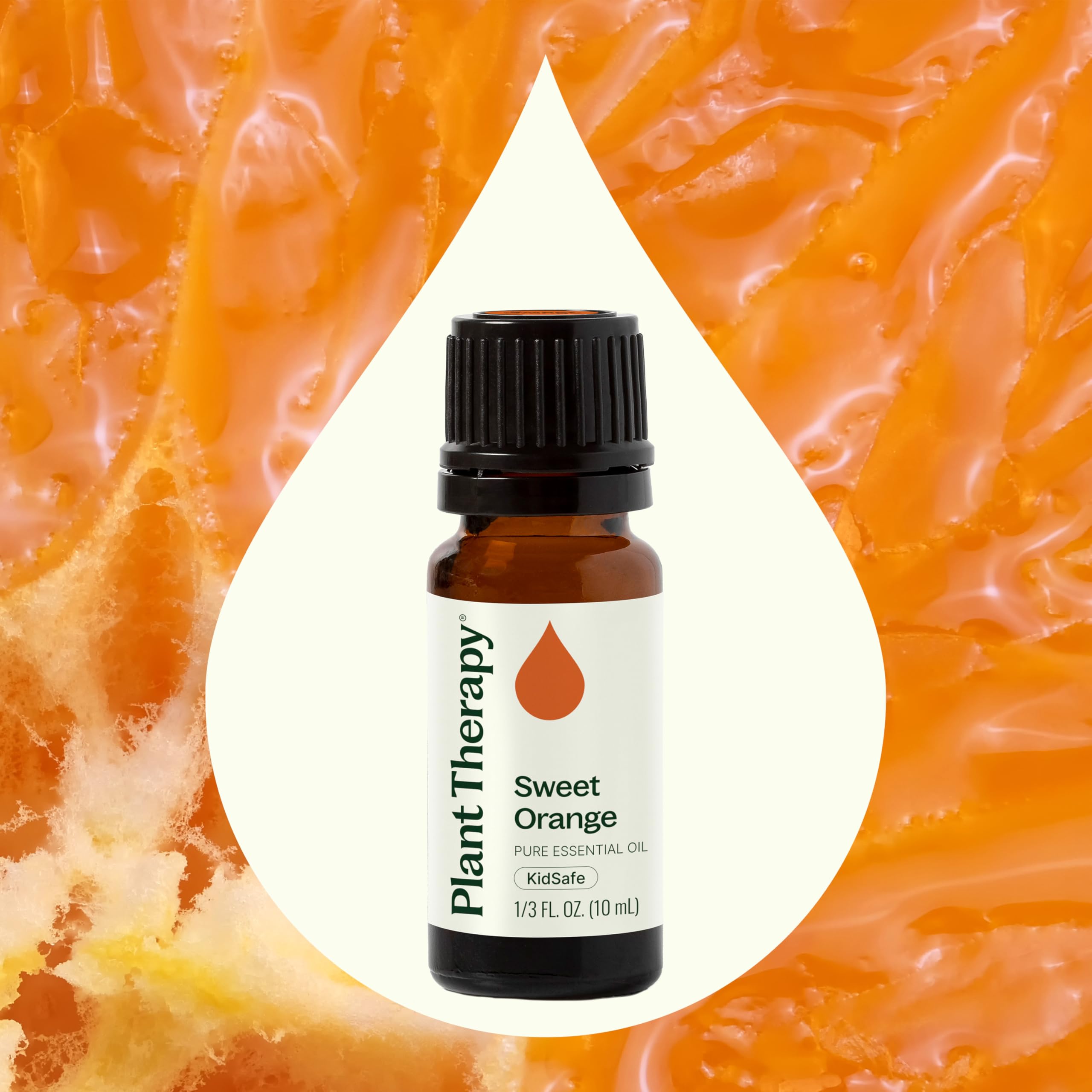 Inhalation personnelle avec huile d'orange Plant Therapy revitalisant les sens