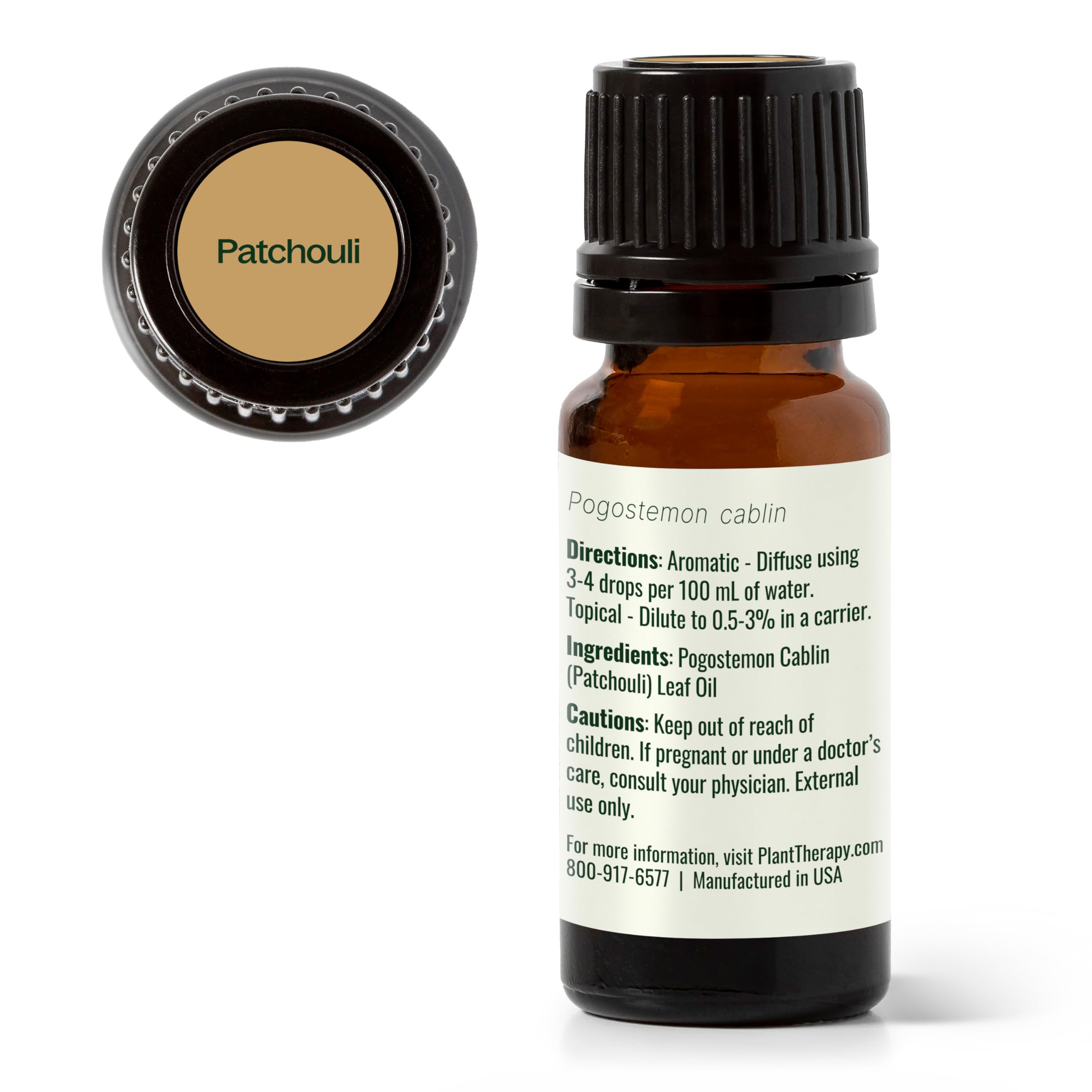 Plant Therapy Patchouli – massage domestique avec huile utile pour relaxation.