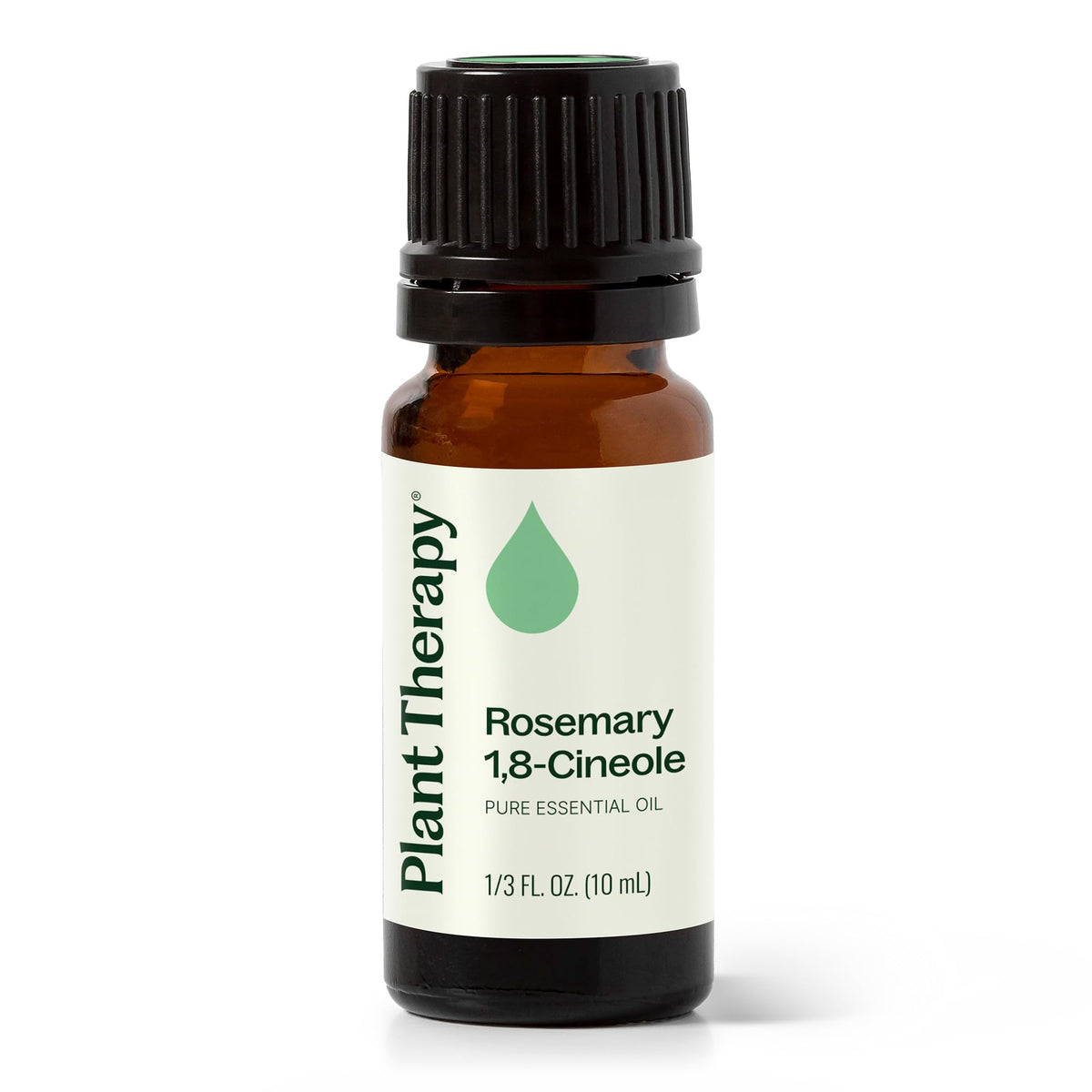Plant Therapy romarin huile essentielle, bouteille vue rapprochée, aromathérapie rafraîchissante.