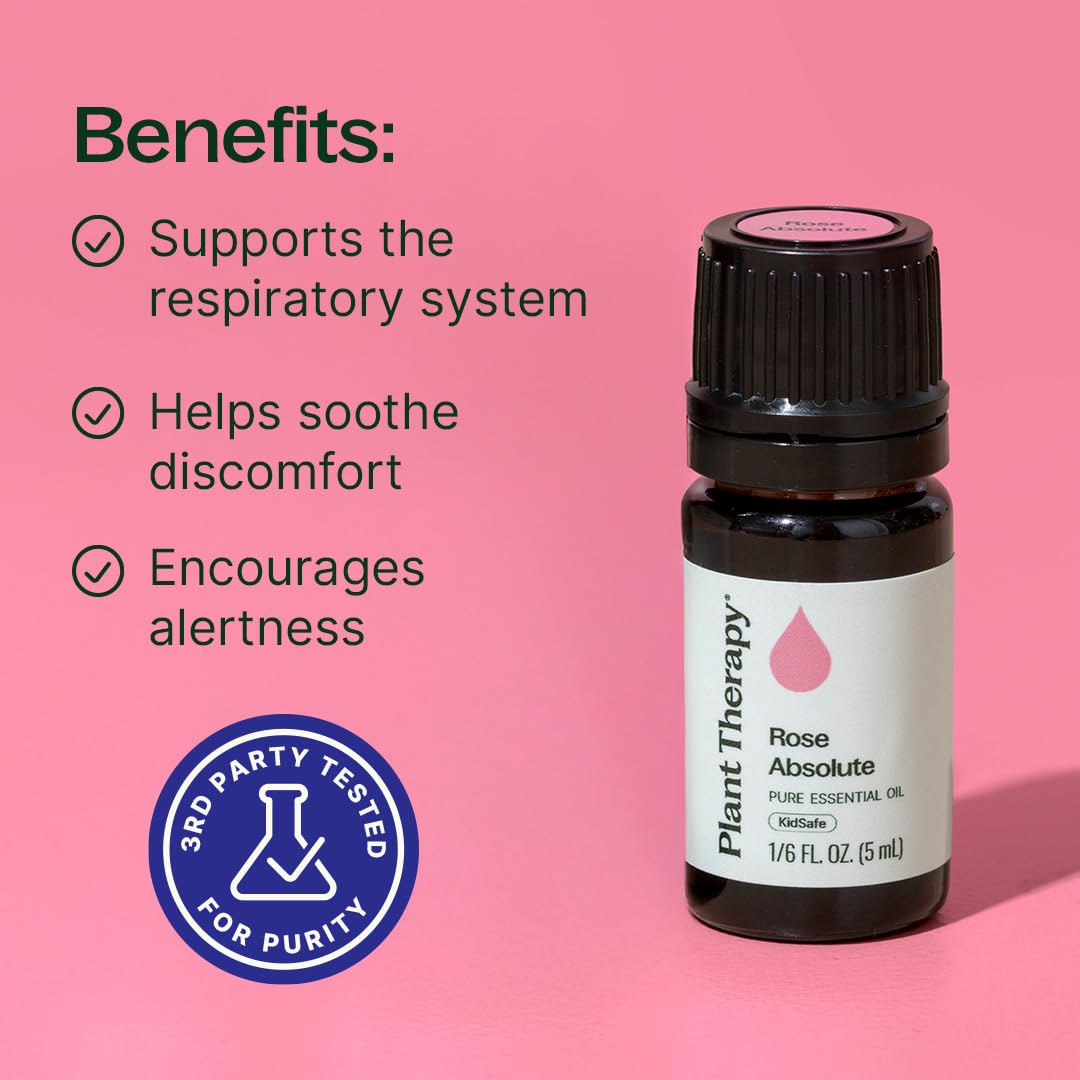 Diffusion Rose Absolute Plant Therapy, arôme floral relaxant.