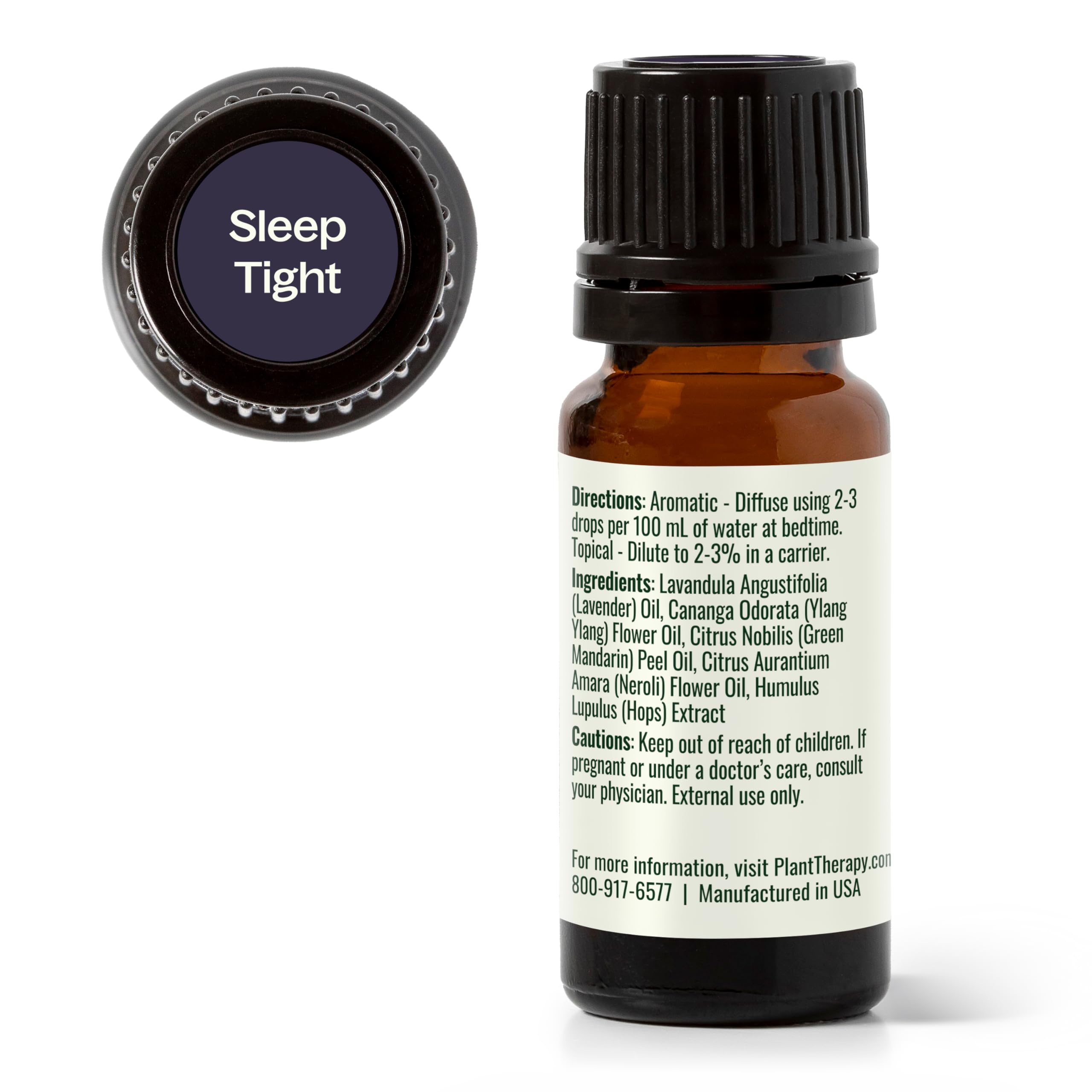 Bain relaxant Sleep Tight Plant Therapy avec quelques gouttes dans l’eau