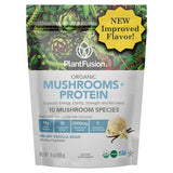 Poudre PlantFusion protéine champignons vanille énergie et récupération potentielles.
