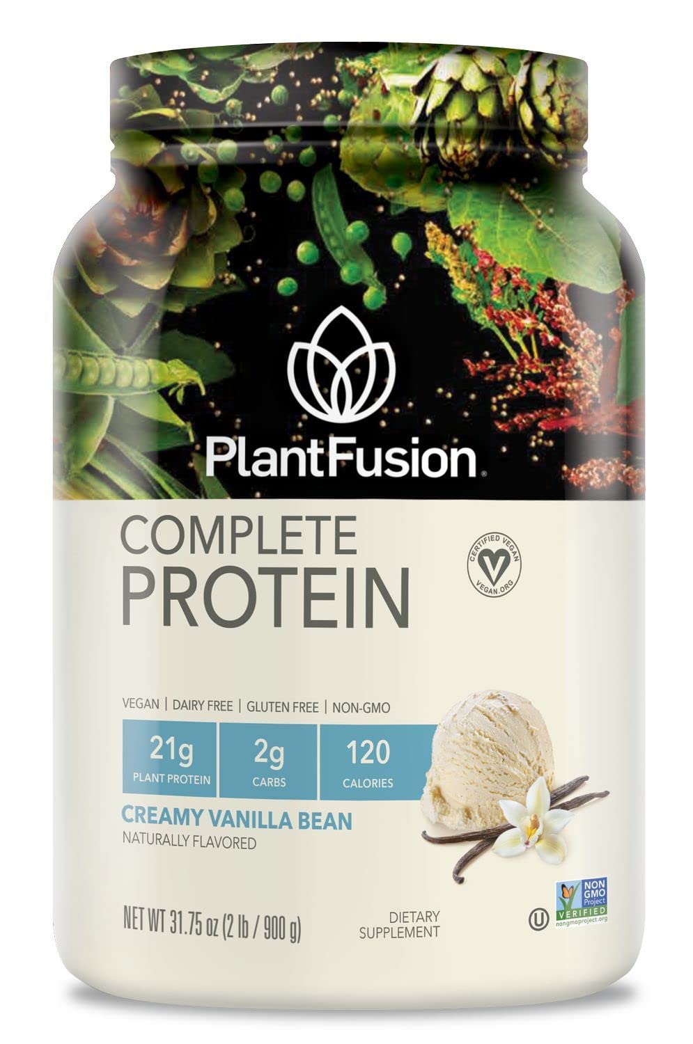 Protéine PlantFusion vanille en bouteille, idéal pour démarrer la journée