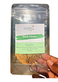 Bouteille Flor de Pato Detox Plantish par Jm prête pour une infusion du soir