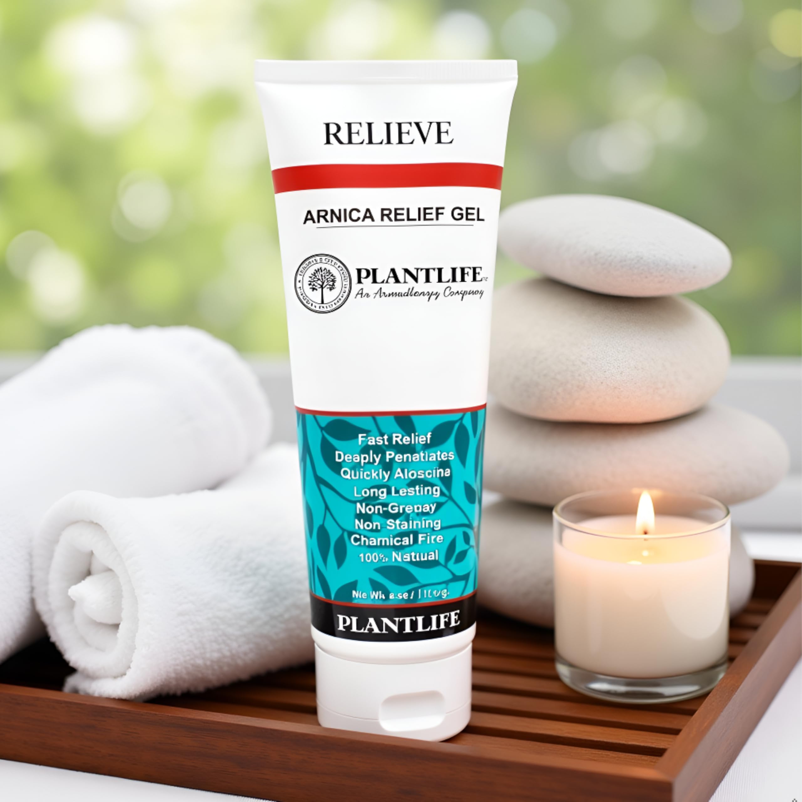Plantlife Relieve Gel – application rapide et non collante pour usage quotidien.