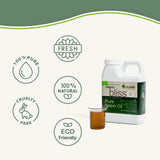 Texture riche d'huile neem, extrait pur pour une utilisation quotidienne.
