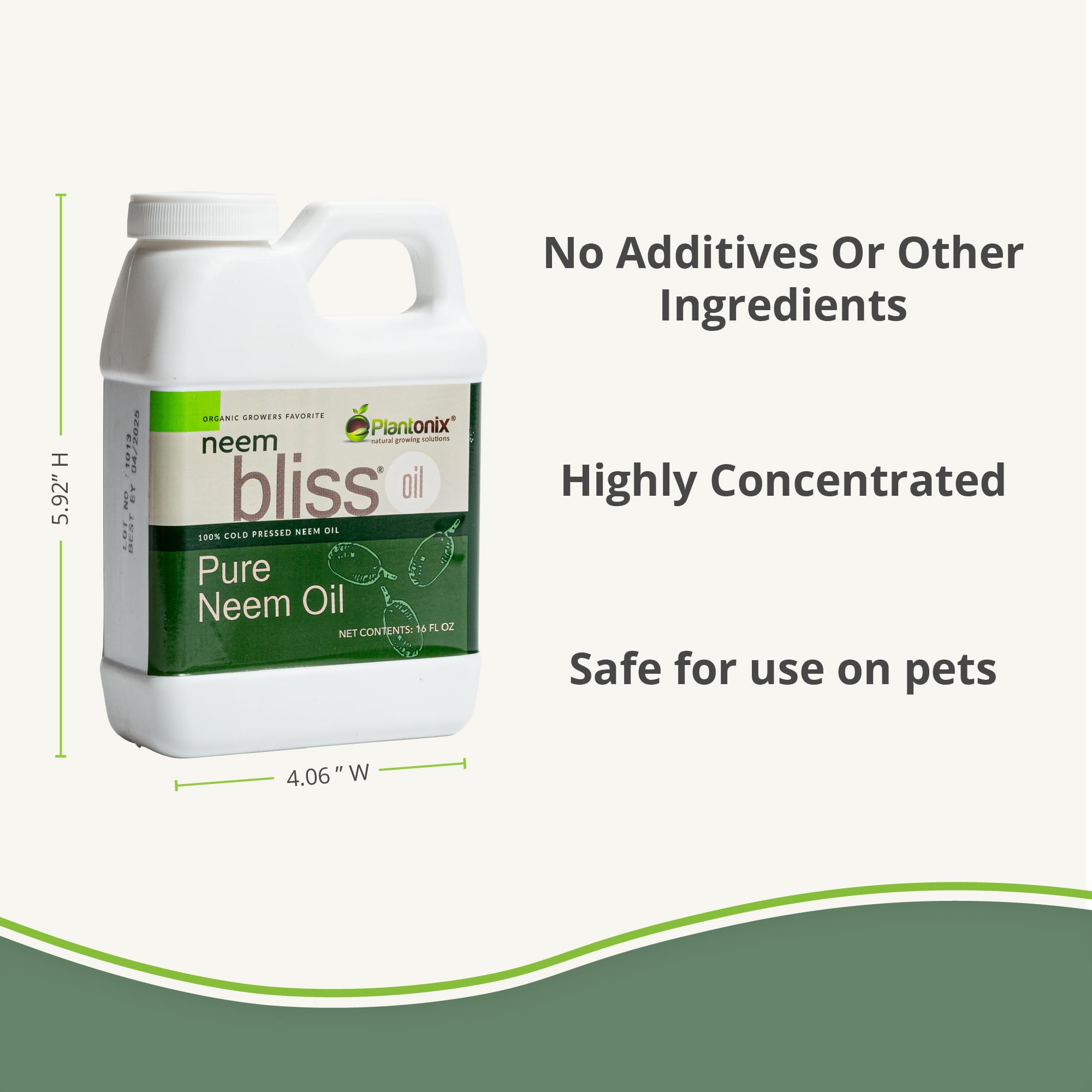 Emballage et conditionnement Plantonix Neem Bliss, stockage simple et sûr.