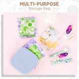 Playexen capacité 12 protections et 4 tampons, pratique pour les sorties d'une journée.